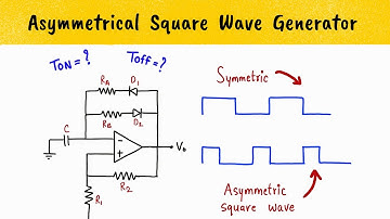 Asymmetrical Astable Multivibrator - Circuit Diagram, Working, Important Equations