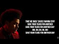 The Weeknd ft. Ariana Grande - SAVE YOUR TEARS REMIX (Lyrics)