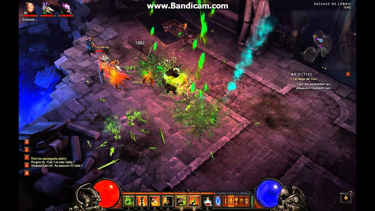 Diablo 3 feticheur 10K3 dps lvl 51 hardcore