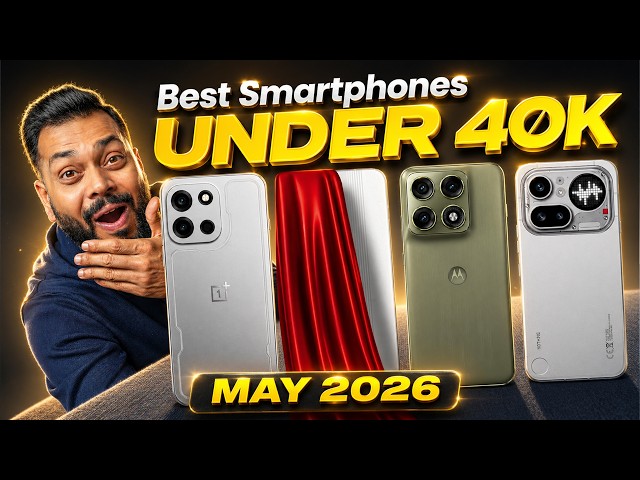 Top 5 Best Smartphones Under ₹40000 Budget ⚡ May 2026