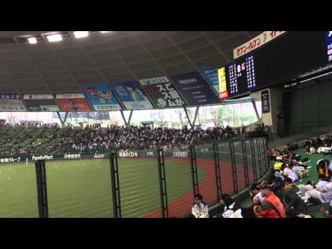 【西武】オープン戦 竹原 直隆 新応援歌(実戦) 2016.3.13 西武プリンスドーム