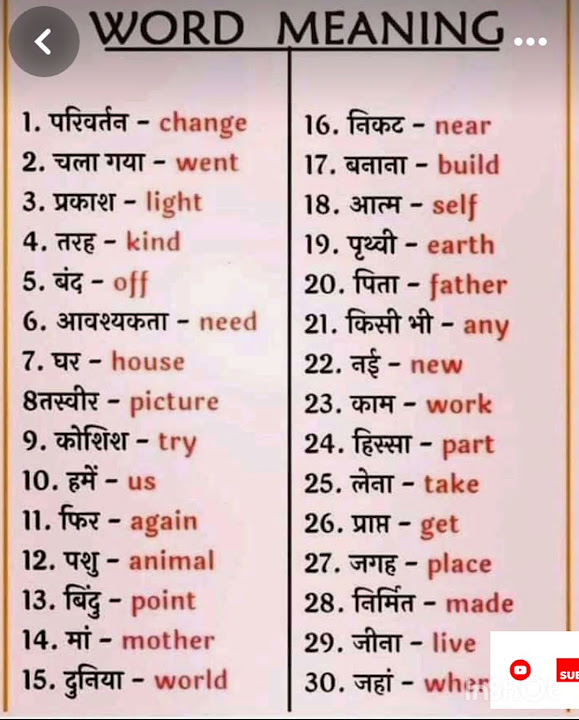 word-meaning-hindi-to-english-hindi-word-ka-english-word-youtube