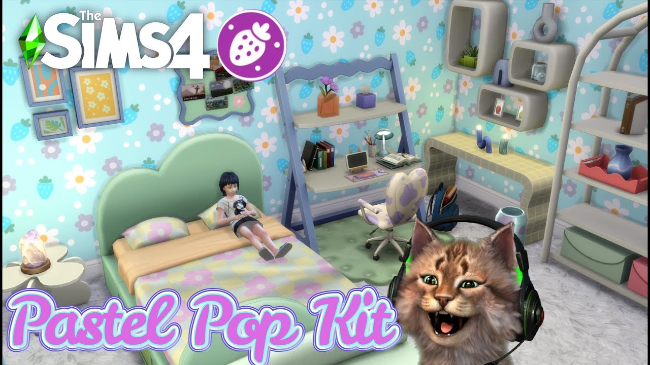 【シムズ4 キット】可愛い連発！Pastel Pop Kitのアイテム紹介／Sims 4 キットのレビュー YouTube