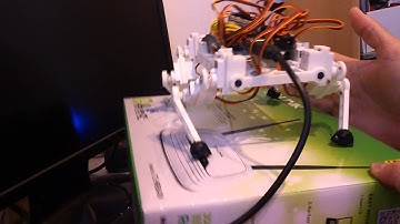 Balancing 4 leg robot with gyro