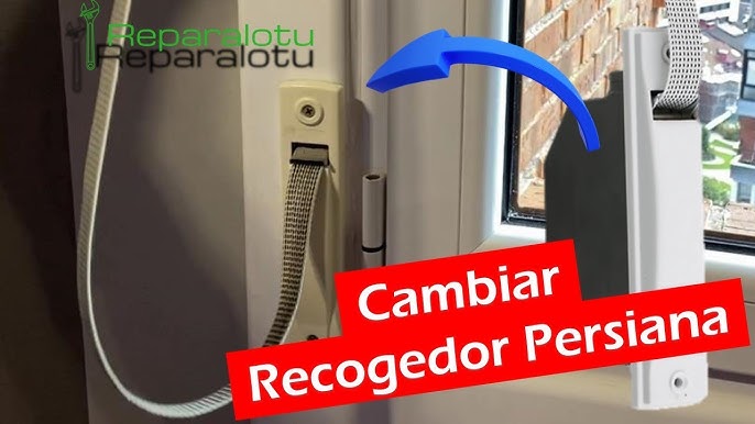 Cofan Recogedor para persianas, Recogedor abatible, Fabricado en PVC de  alta calidad