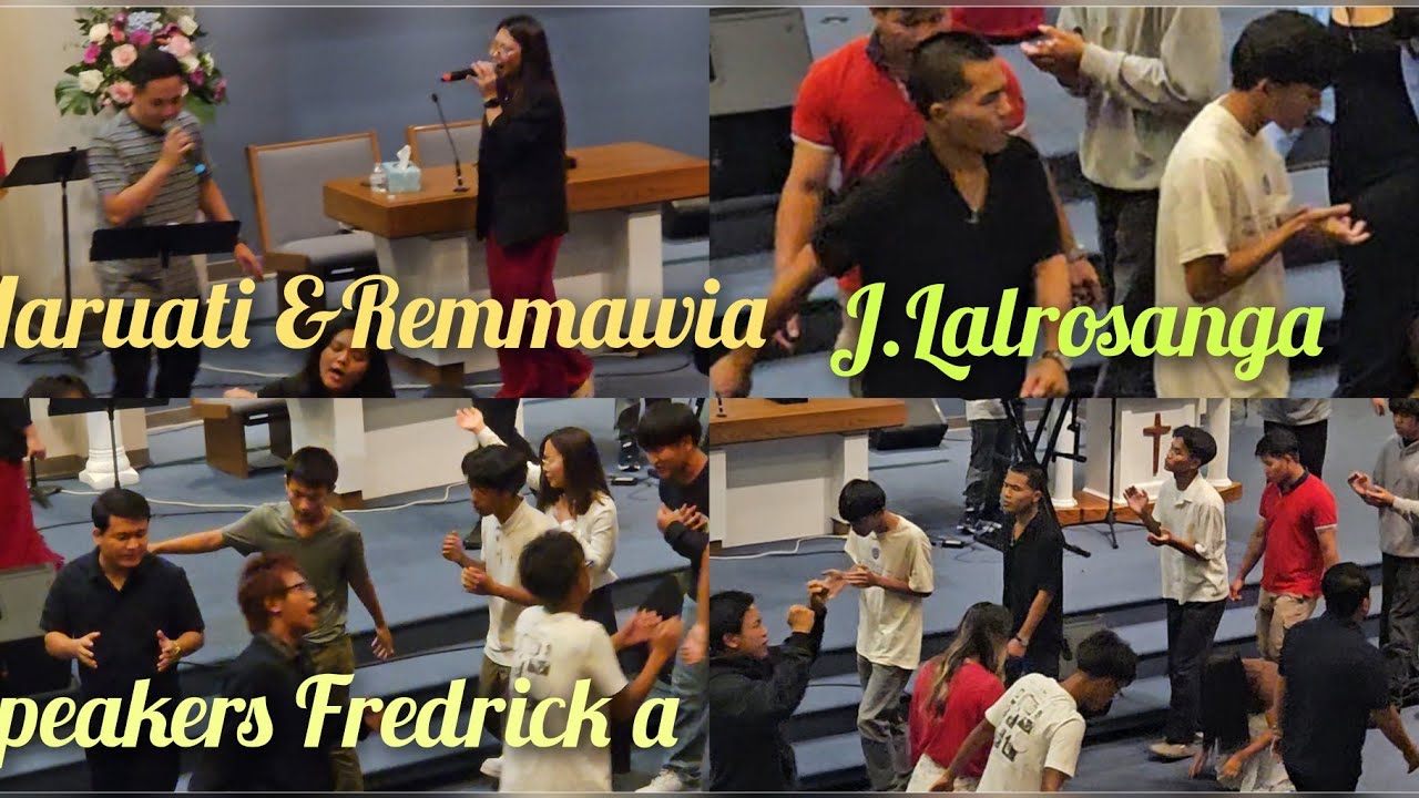  J.Lalrosanga leh speaker Fredericka hovin lam tualah