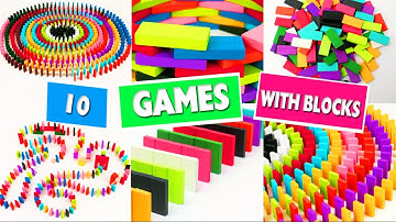 10 Block activities to do when your bored at home with your kids - simplekidscrafts