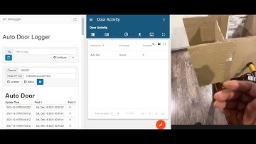 Arduino ESP32 Auto Door Opening System With Log