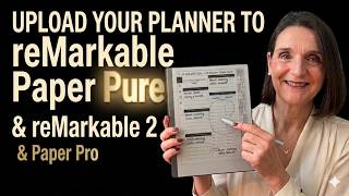 How to upload your 2026 Planner to Remarkable 2 and Remarkable Paper Pro.