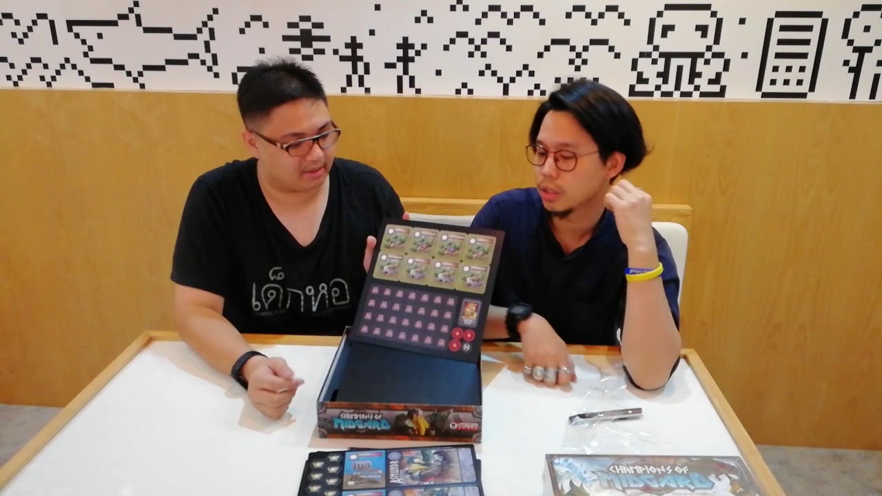 Dice Cup Board Game Cafe Unboxing EP.01 Champion of Midgard YouTube