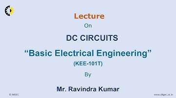 BASIC ELECTRICAL ENGINEERING LECTURE 05 