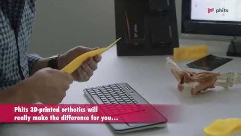Phits Insoles: 3D Printed Orthotics using Footscan