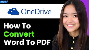 How to Convert Word to PDF in Onedrive 2025 (Step By Step)