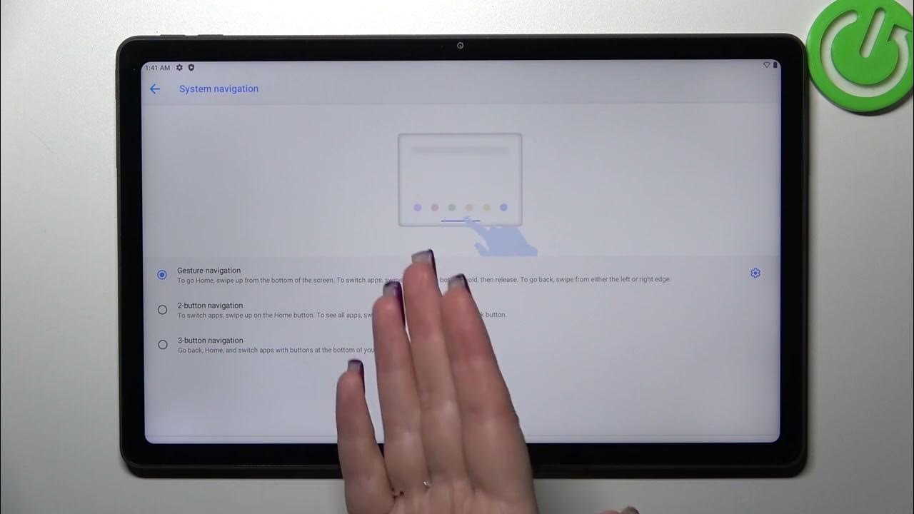 How to Set Gestures Navigation on LENOVO Tab P11 Plus? Manage