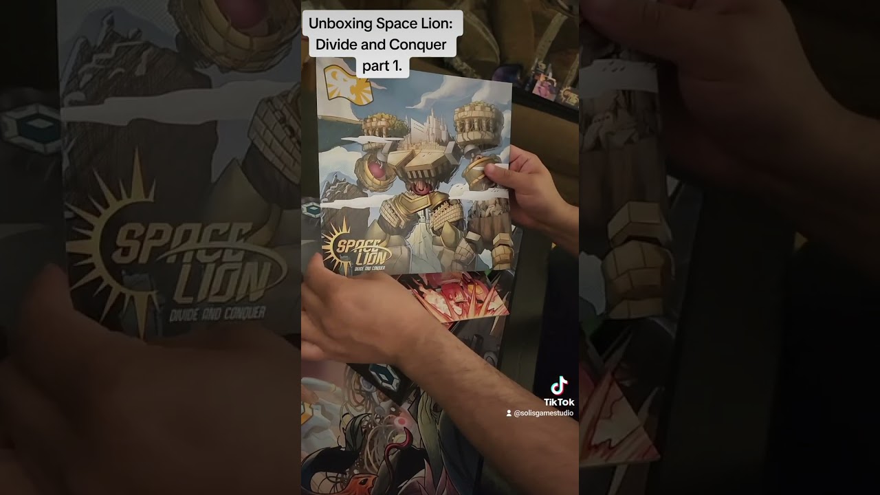 Space Lion Divide and Conquer: Unboxing the Deluxe Edition pt 1/3