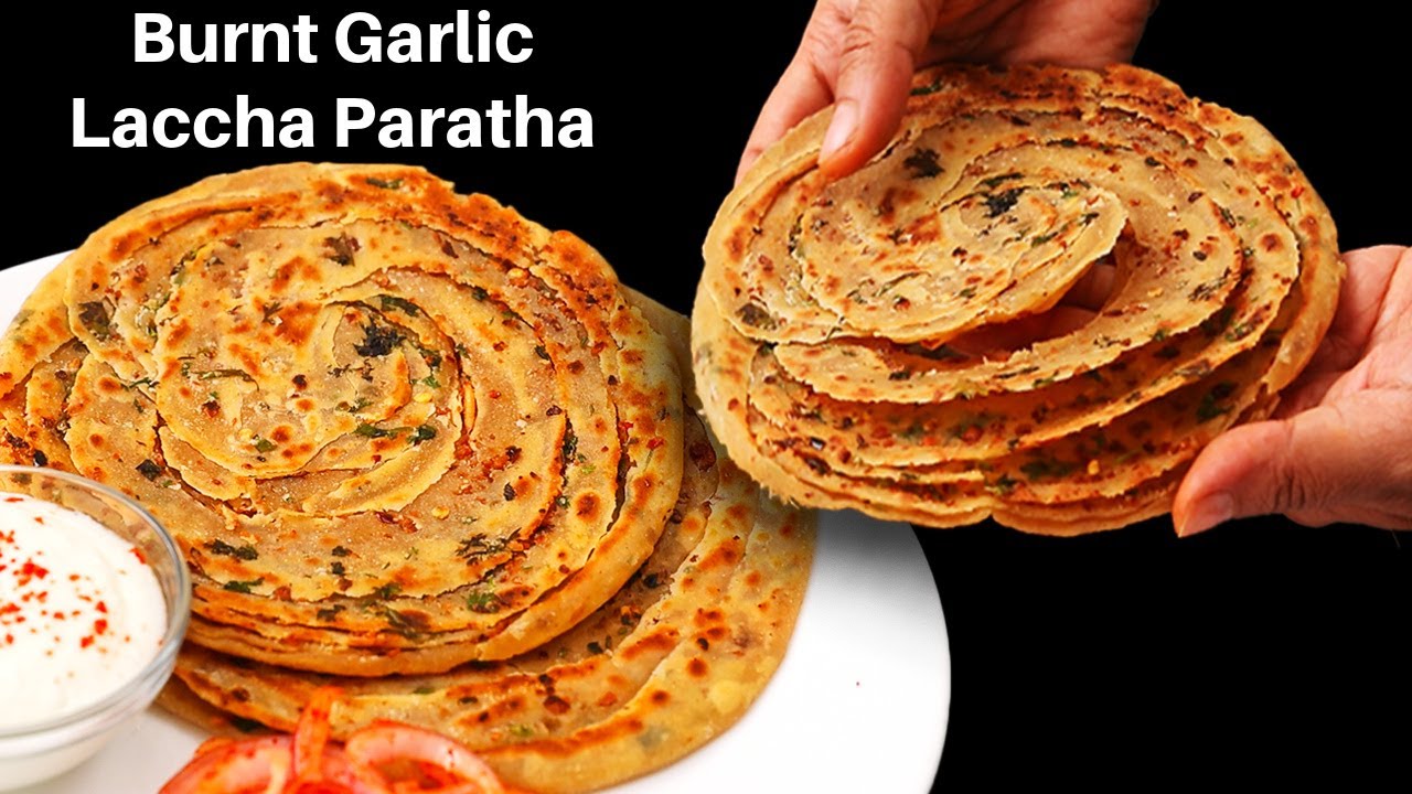 Burnt Garlic Laccha Paratha | ऐसा पराठा आपने पहले नहीं खाया होगा | Laccha Paratha | KabitasKitchen | Kabita Singh | Kabita