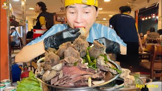 NGA SUMO ÐƯƠNG ĐẦU THÁCH THỨC CHÍNH MÌNH VỚI THAU LẨU BÒ CHƯA BAO GIỜ CÓ