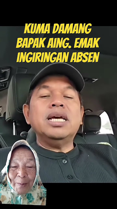 Emak ngiring updet KA bapa  Aink.  malausma