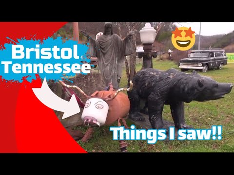 Bristol Tennessee a Virginia Roadside Atrakce a vlakové nádraží na státní lince