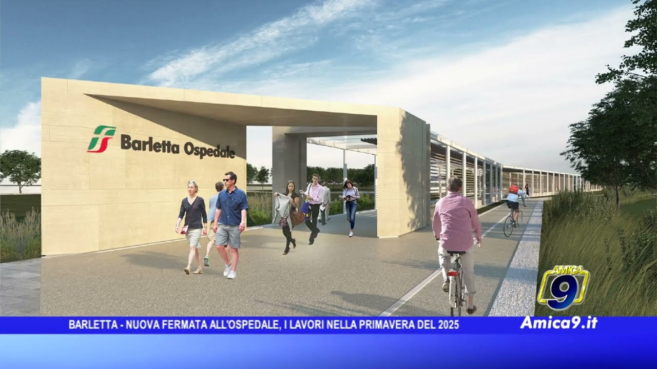 Barletta - Nuova fermata all'ospedale, i lavori nella primavera del 2025