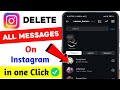 How to Delete All Messages on Instagram At Once ( 2024 ) | Instagram chat message delete kaise kare