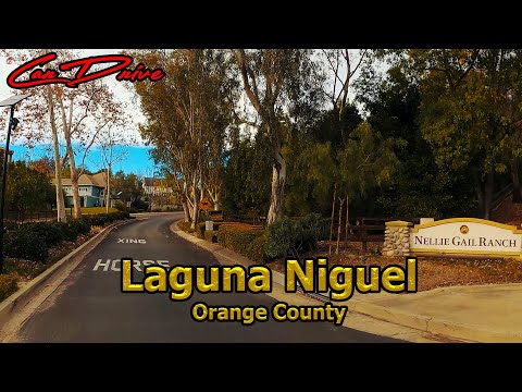 Laguna Niguel 4K Car Drive Orange County, driving around the neighborhood, driving around the US