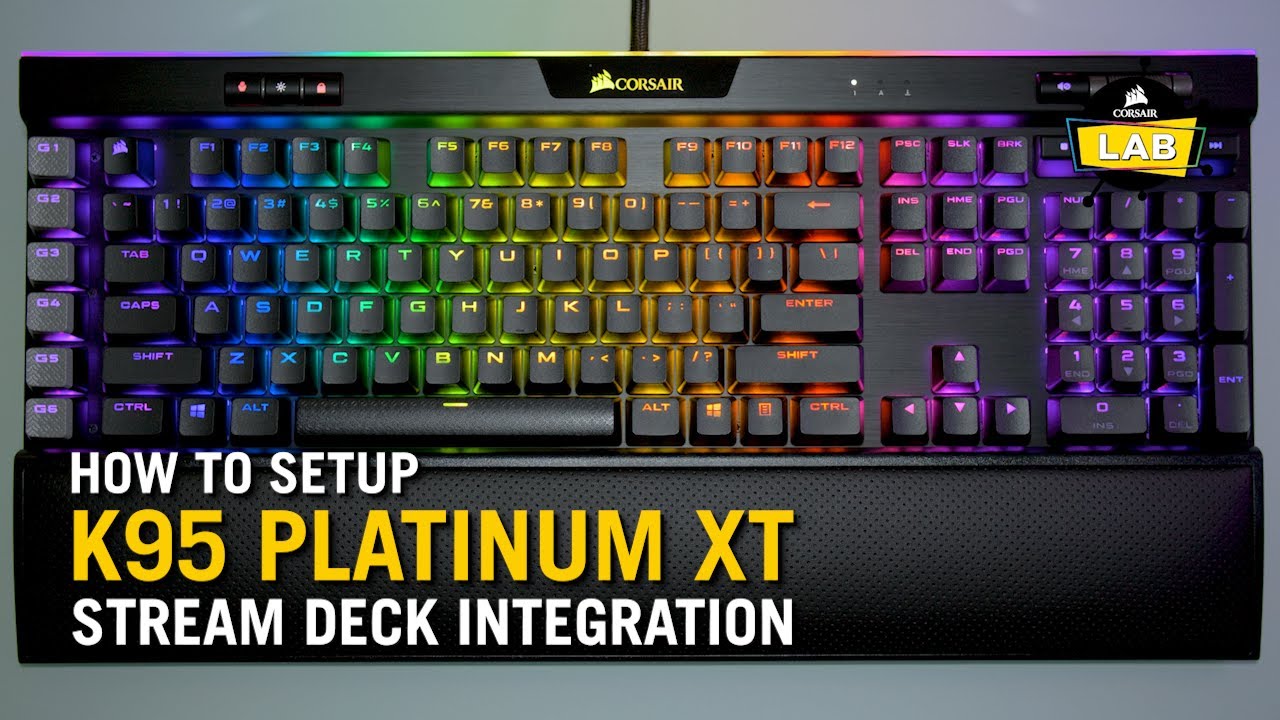 K95 RGB PLATINUM XT Mechanical Gaming Keyboard — CHERRY® MX Blue