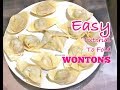 Easy Tutorial to Fold Wonton (Cara Mudah Membungkus Pangsit)