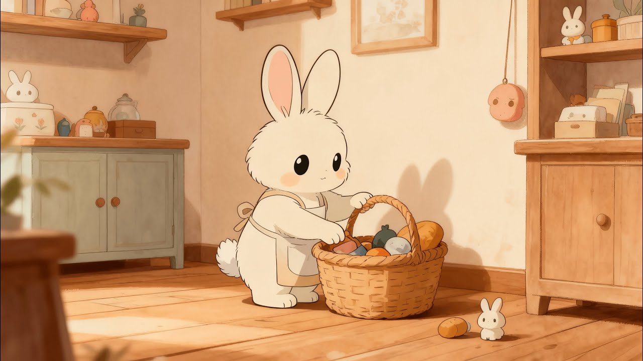 【作業用BGM】家事・勉強がはかどるカフェLo-fi🐰 Cozy Café Lo-fi for Daily Routines ☕| Deep Focus Music for Study & Work