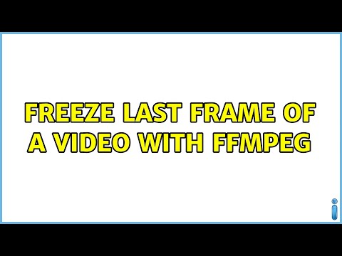Freeze last frame of a video with ffmpeg