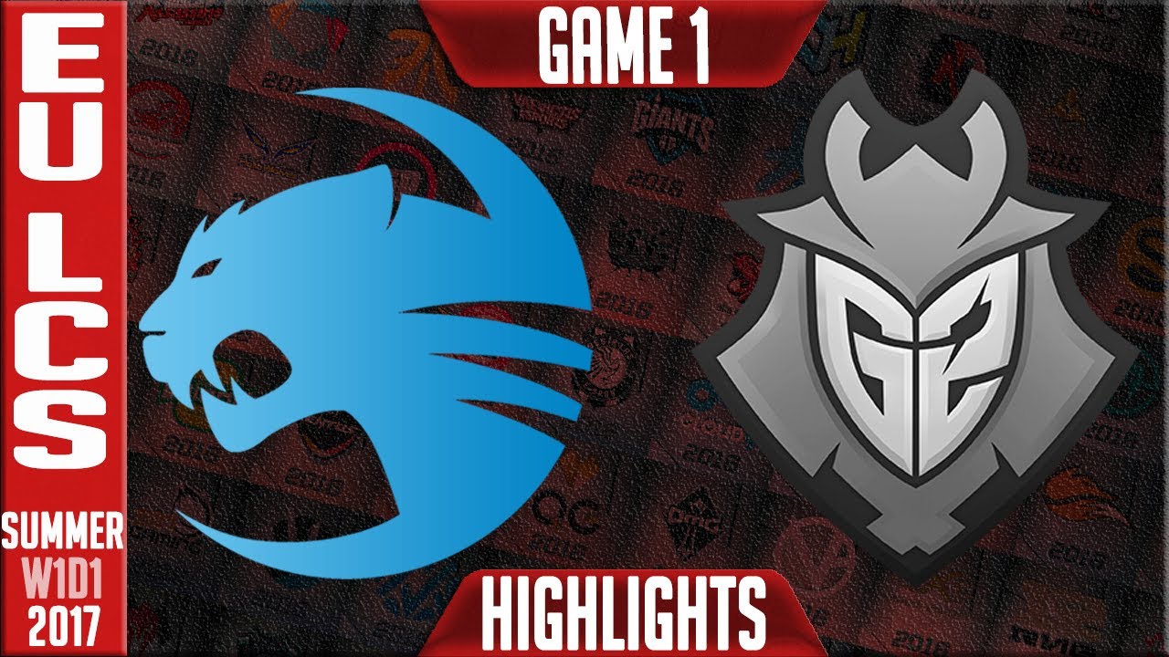 Roccat vs G2 Esports Game 1 Highlights - EU LCS Summer Split 2017 W1D2 - ROC vs G2