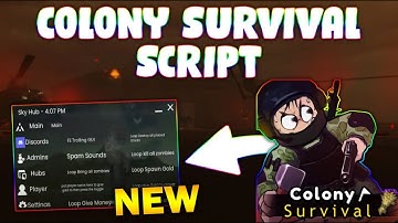 *NEW* Colony Survival Script (PASTEBIN 2025) (INF MONEY , LOOP ALL)