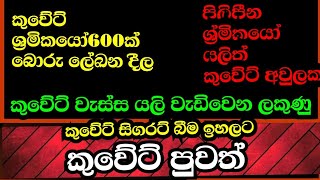 කුවේට් පිලිපීන ගෘහ සේවිකවෝ යලි නවතින ලකුණු - කුවේට් රත්තරන් ගේන්න ශ්‍ර්මිකයන්ට නව නීතියක් - කුවේට්