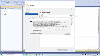 External references are not supported when creating a package from this platform.BACPAC Error & Fix