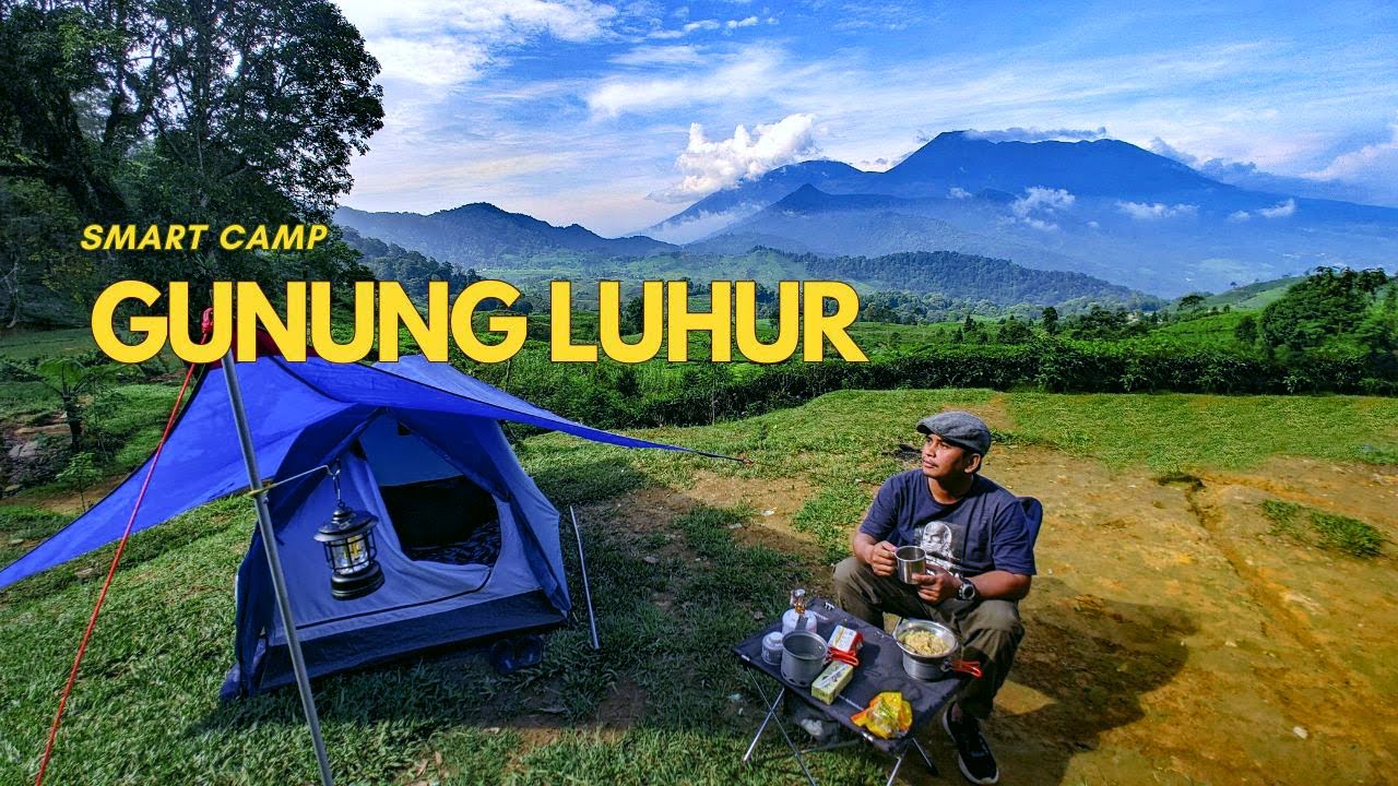 CAMPING GAK PERLU MAHAL, Satu Motor + Satu Tenda Udah Cukup Buat Healing di Smart Camp Gunung Luhur