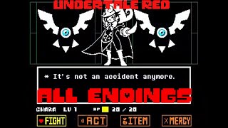 Undertale Red Remake | All Endings