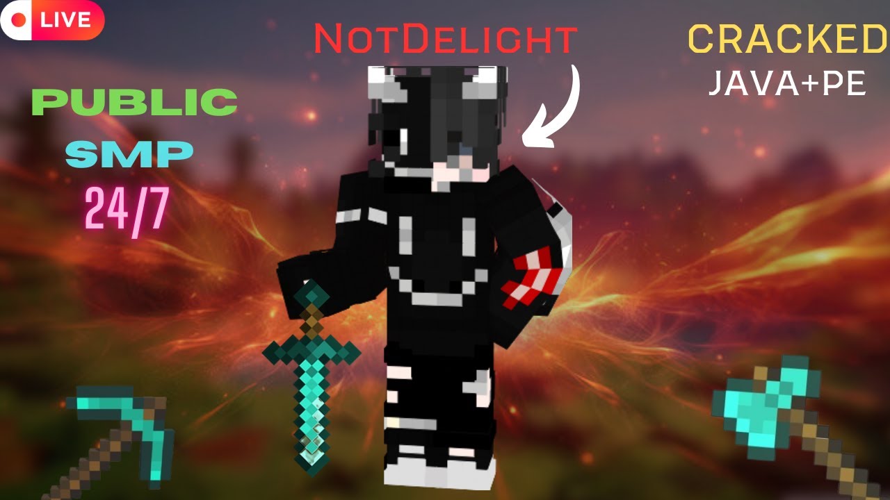 Minecraft live 24/7 Public Survival cracked Smp (java and pe version ...