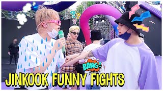 BTS Jungkook Funny Fights With Jin - Jinkook Moments