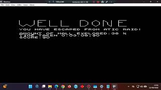 Atic Raid - Jupiter ACE Jupiter Cantab - Obentou v0.1.10 Emulator - Test Windows 11