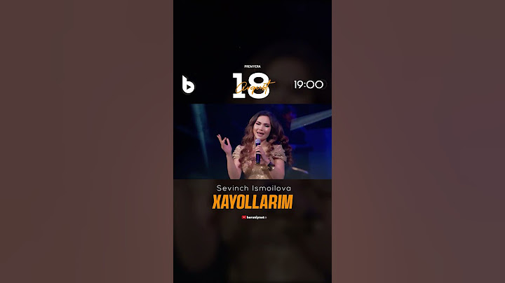 Sevinch Ismoilova - Xayollarim 18-Avgust 19:00 Premera