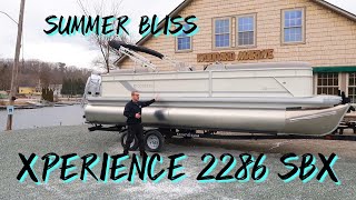 Ultimate Summer Bliss: Exploring Lake Serenity on the Godfrey Xperience 2286 SBX @ Woodard Marine