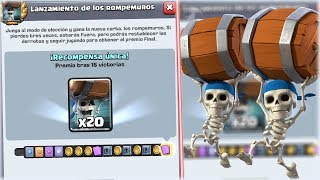 GANO LA NUEVA CARTA *ROMPEMUROS* EN EL NUEVO DESAFIO DE CLASH ROYALE - WithZack