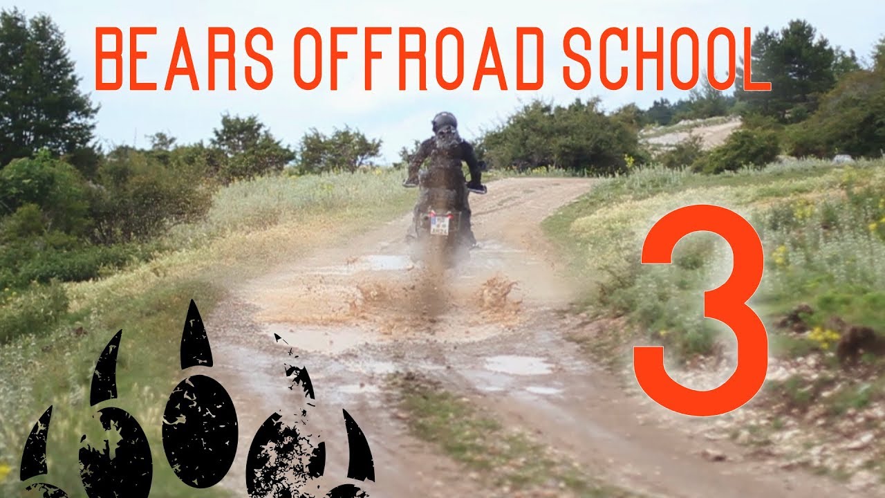 Bears Offroad School Episode 3: Spur wählen, Kurven fahren, Gravel