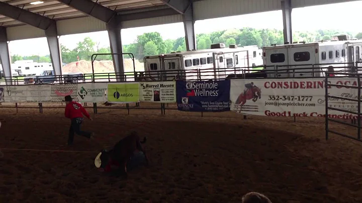 Grant Henning and Sarah Godwin - SJRA Ribbon Roping