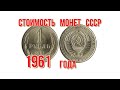 Стоимость монет ссср 1961 года Быстрый и удобный просмотр