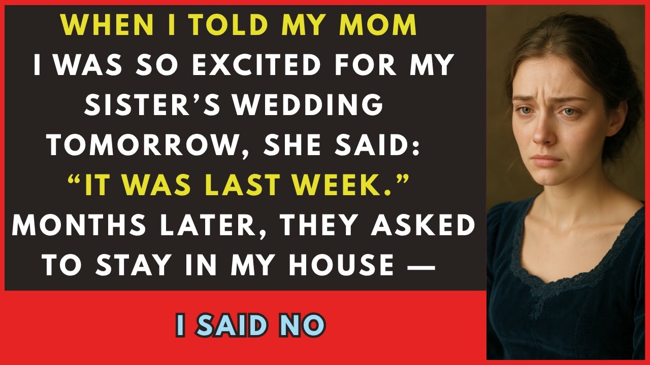 I Wasn’t Invited to My Sister’s Wedding - Then I Discovered It Was in My Own House | Family Stories