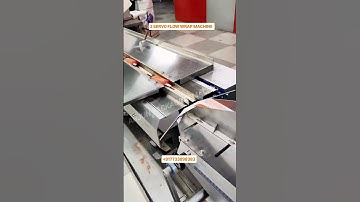 3 SERVO FLOW WRAP MACHINE #shorts