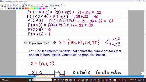 MATH 1342 - Probability Distributions (4.1)