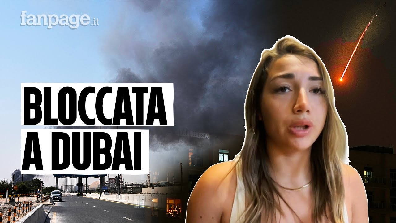 Iran, attacco Israele-USA. Napoletana bloccata a Dubai: 