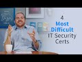 4 Most Difficult IT Security Certifications